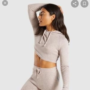 Gymshark slounge cropped hoodie